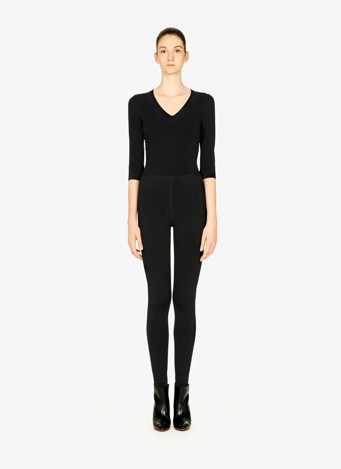 HIGH-HEELED ANKLE BOOTS  ALAÏA BLACK HIGH-HEELED ANKLE BOOTS